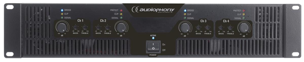 Ampli audiophony 4 x 200w /8 ohms 4 x 300w /4 ohms