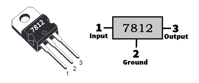 Regulateur de tension 12v - 1a