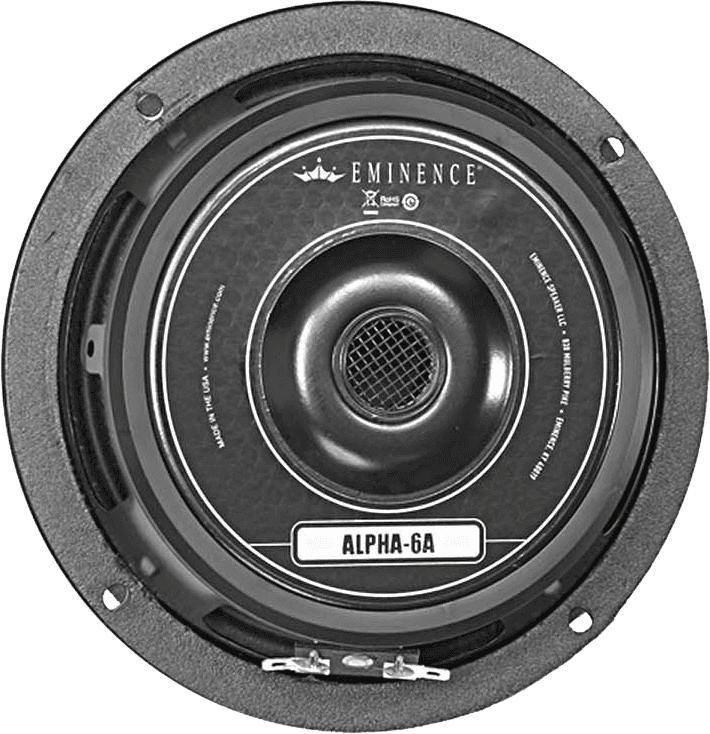 Hp bas-medium / 15cm / 100w rms / 8 ohms / eminence