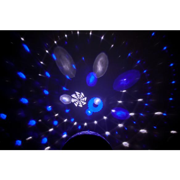 Effet combiné astro-gobo 2-en-1