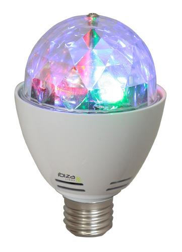 E44-Boule à facettes 20cm avec moteur leds multicolore à piles (4 x aa non  incl.) à 29,90 €