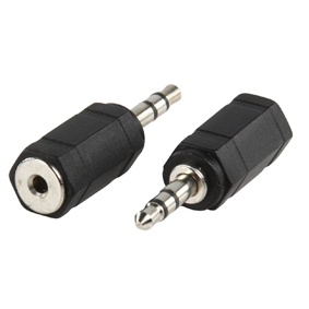 Adaptateur audio-video jack 3.5mm male stereo / jack 2.5mm femelle stereo