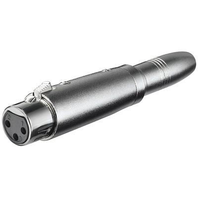 Adaptateur jack 6.35 mono femelle vers xlr 3p femelle