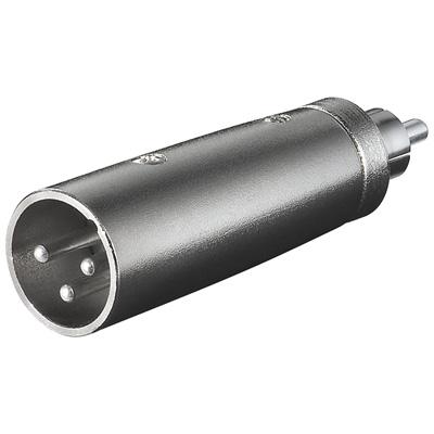 Adaptateur rca mâle vers xlr 3p mâle
