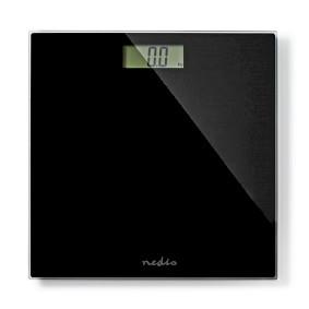 Pèse personne numérique / verre trempé / noir / 150kg max