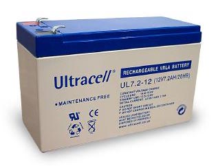 Batterie étanche au plomb standard 12v 7.5a 151 x 65 x 100mm