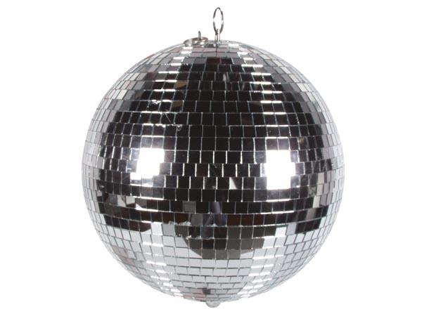 E44-Boule à facettes 20cm avec moteur leds multicolore à piles (4 x aa non  incl.) à 29,90 €