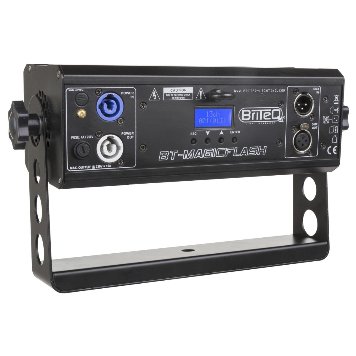 Stroboscope led 9 segments contrôlables, puissance lumineuse de +/-35 000 lm