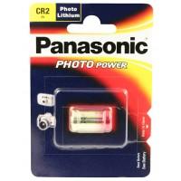 Pile cylindrique lithium 3.0v- 750ma (15.6x 27mm) cr2 panasonic