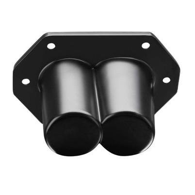 Embase double pour enceintes avec angles (0°- 5°)