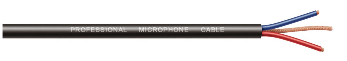 Câble blindé 2 x conducteurs noirs ofc l 10m