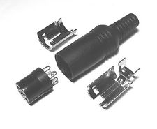 Fiche din 7 broches femelle 270°