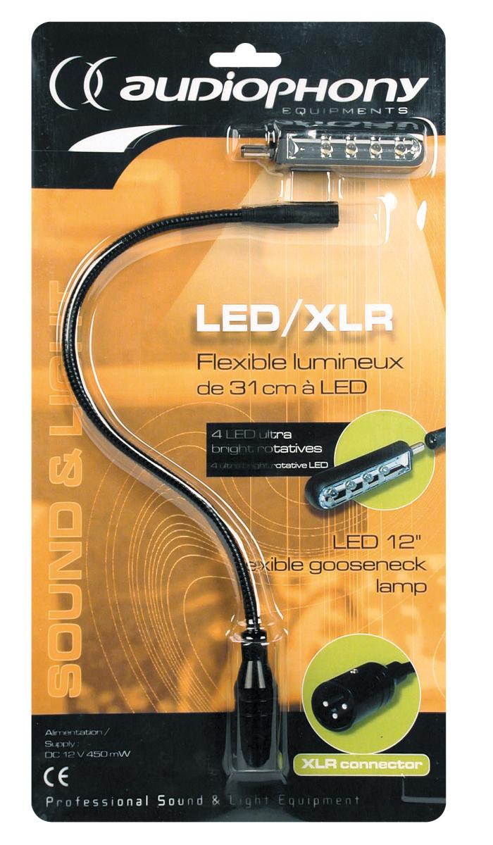 Flexible lumiere a led avec prise xlr