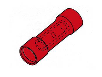 Manchon rouge 0.5-1mm2 lot de 10 pièces