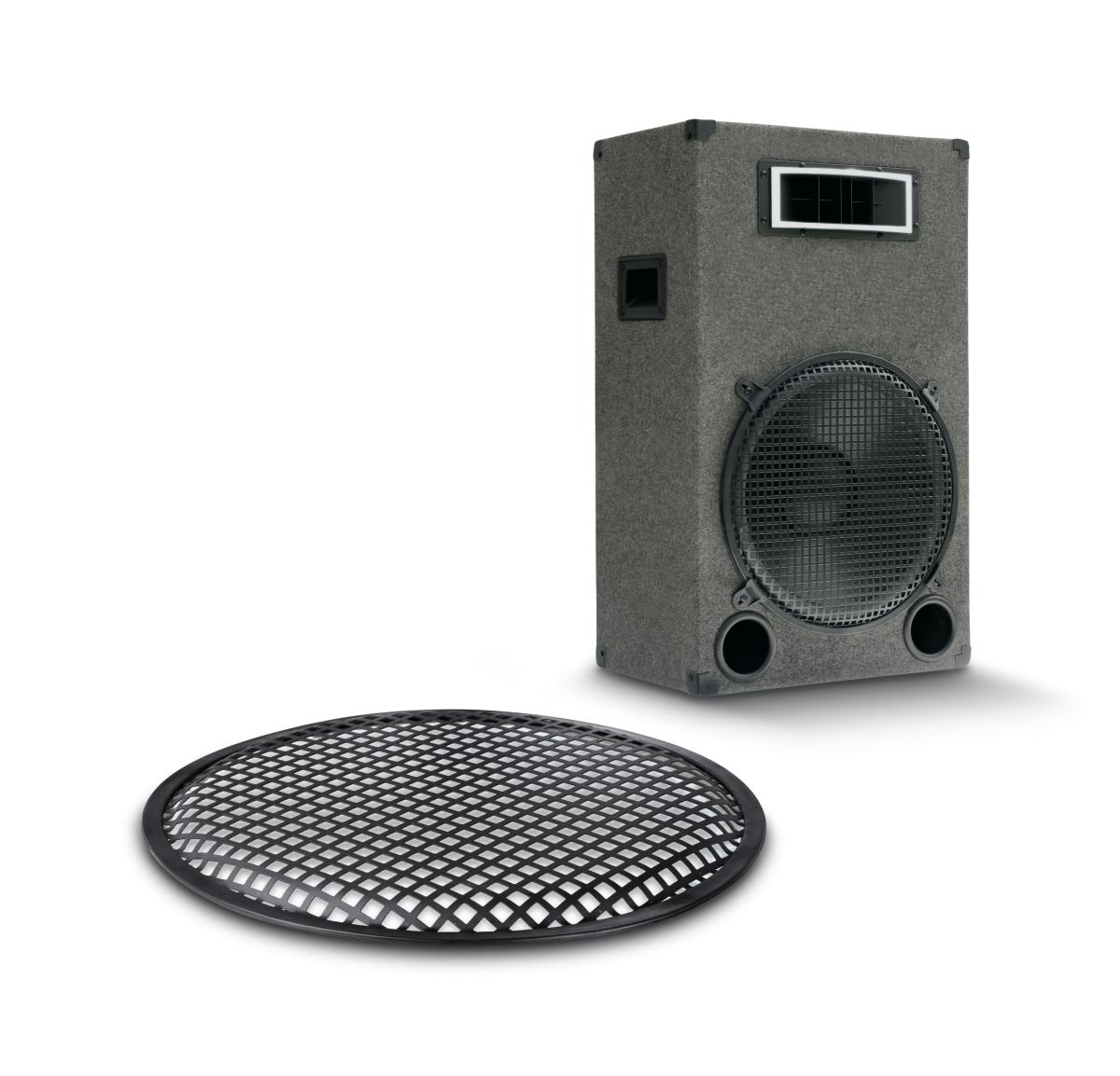 Grille métallique pour enceinte 12 - noir