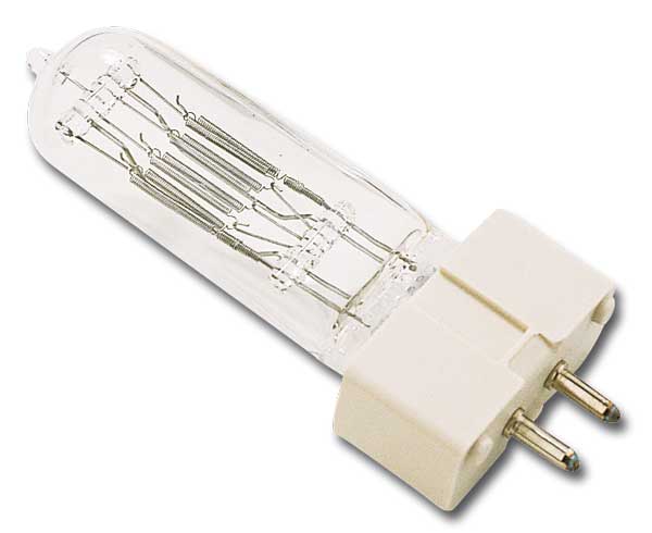 Halogene gx9.5 bi-pin 2 mm 220v 1000w cp70