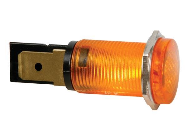 Voyant rond 14mm 220v orange