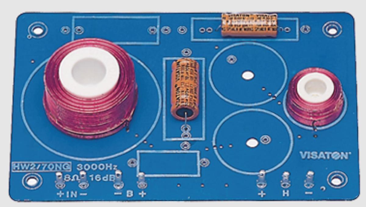 Filtre 2 voies 3000hz 100w 4ohm 12db/octave