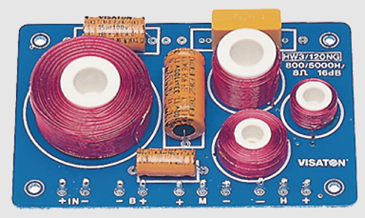 Filtre 3 voies 800/ 5000hz 120w 4ohm 12db/octave