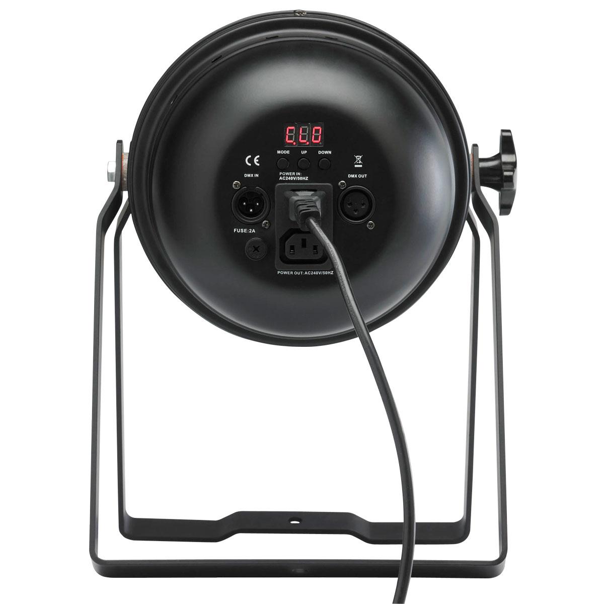 Par56-12 leds 3 wtri -lyre x2-aff.-ir-noir