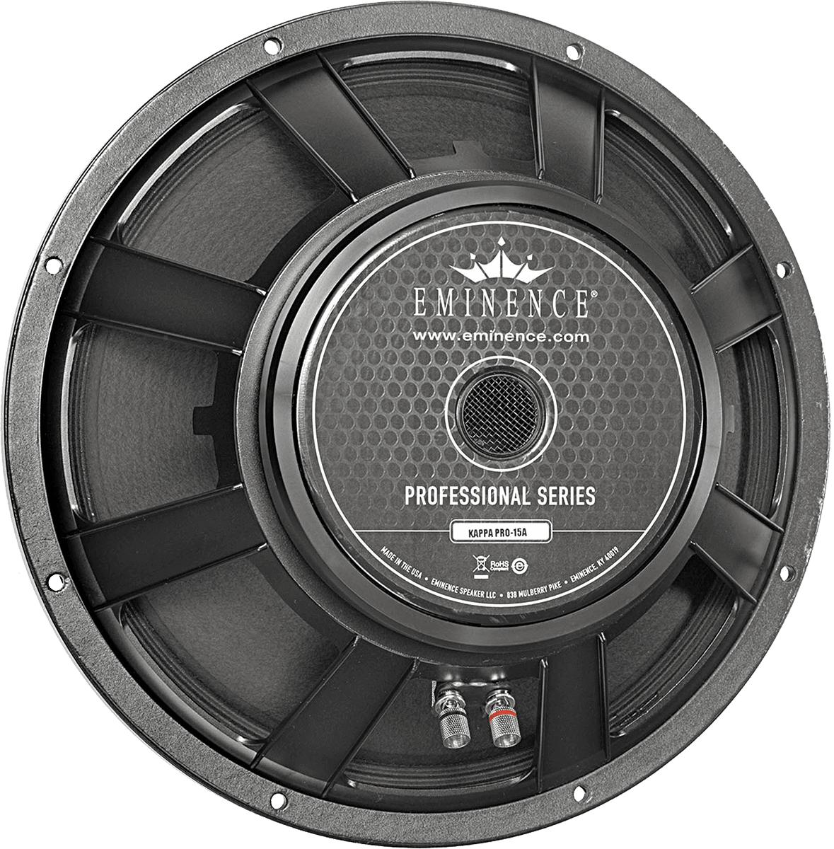 Hp basse 38cm / 500w rms / 8 ohms / eminence