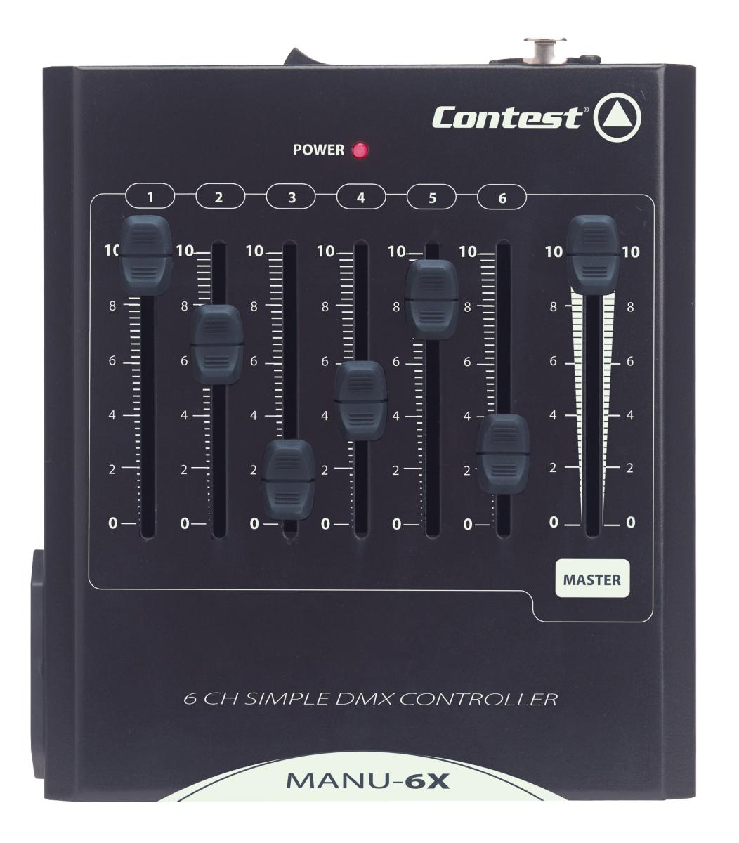 Controleur dmx 6 canaux+ master
