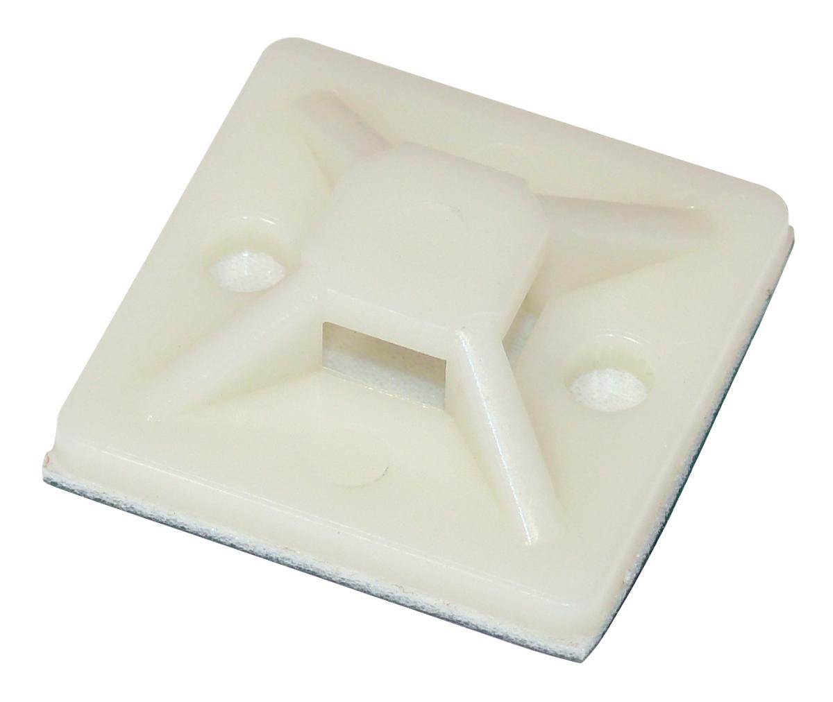 Jeu de 10 embases auto-adhésives 28 x 28mm