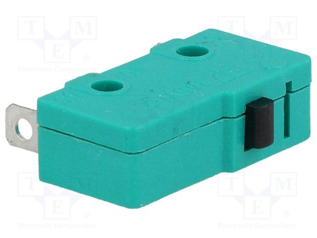 Micro switch nu 1 rt 5a 250v 19,8x6,4x10,6mm