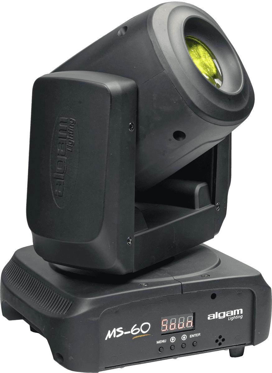 Spot - lyre spot led 60w - roue de 8 gobos et roue de 8 couleurs.