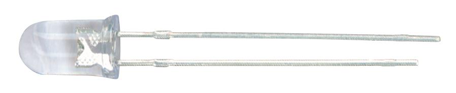 Lot de 5 x diode led 5mm blanche ultra-lumineuse  20000mcd