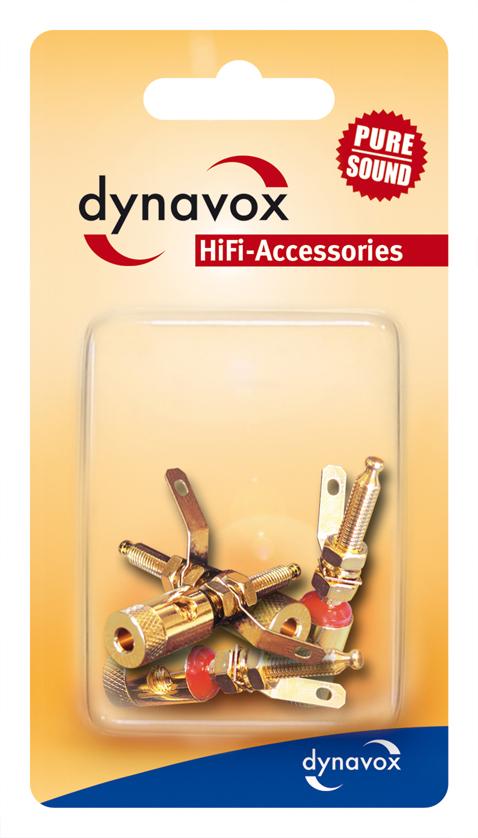 Lot de 4 fiches banane chassis pro
