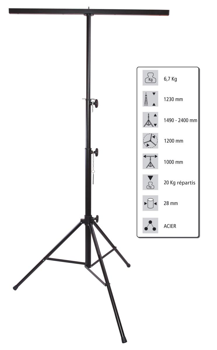 E44-Boule à facettes 20cm avec moteur leds multicolore à piles (4