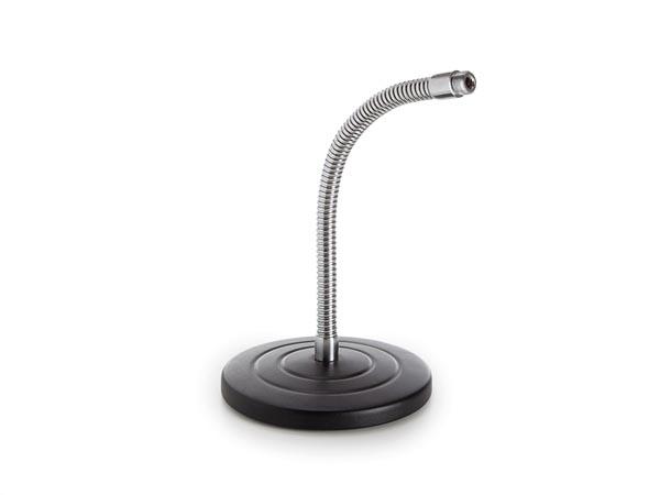 Support de microphone métallique flexible à bureau pour micro et