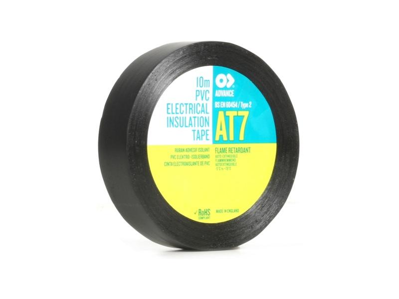 Ruban isolant électrique advance at7 15mm x 10m (noir)