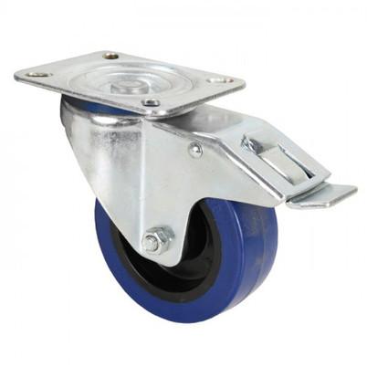 Roulette pivotante avec frein d=100mm