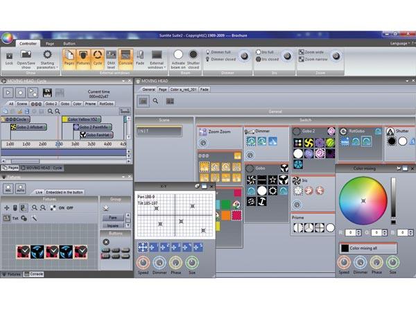 Interface dmx sunlite suite 2 first class controle dmx par ordinateur