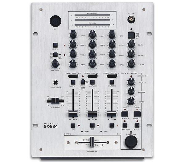 Table de mixage professionnelle 3 canaux avec sampler 12 sec. - version el