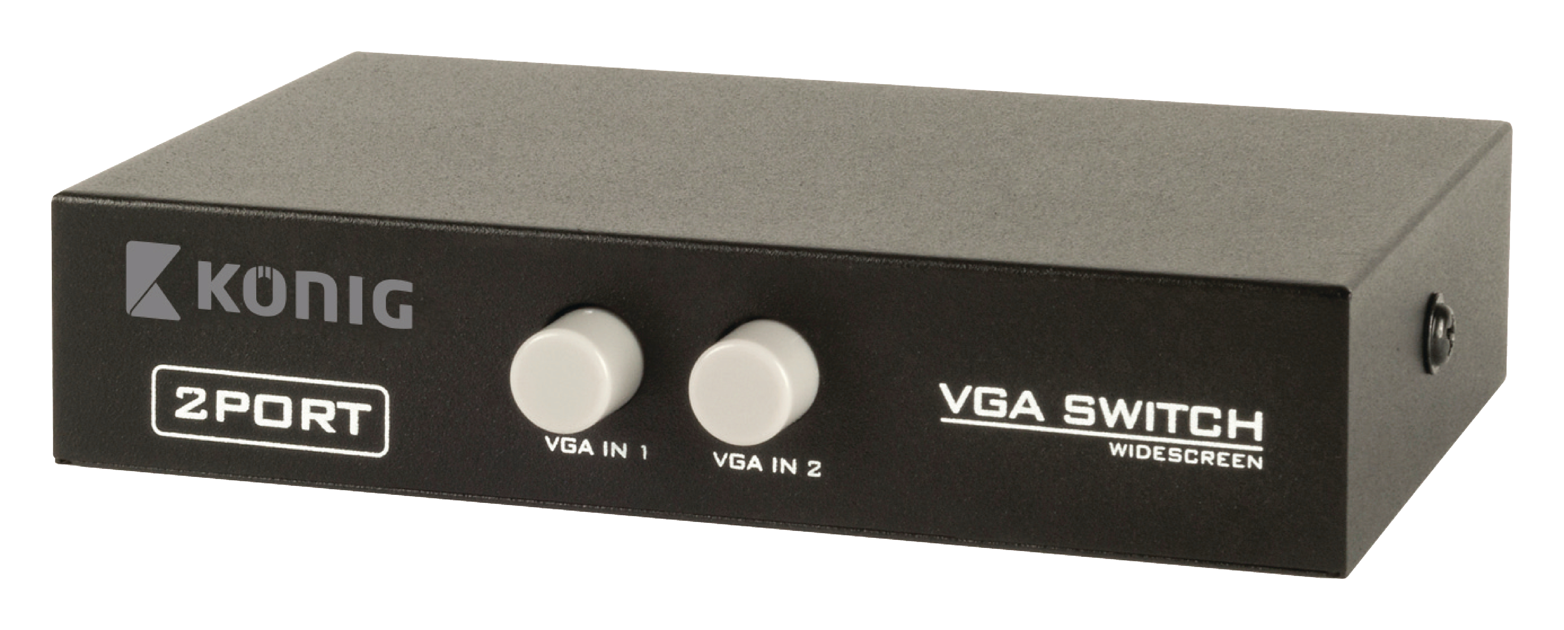 Commutateur video vga manuel 2 x entree / vers 1 x sorties