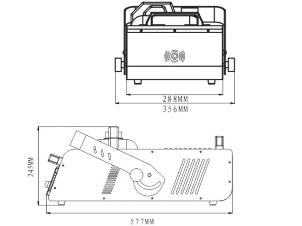 Machine a fumee professionnelle - 3000w - dmx