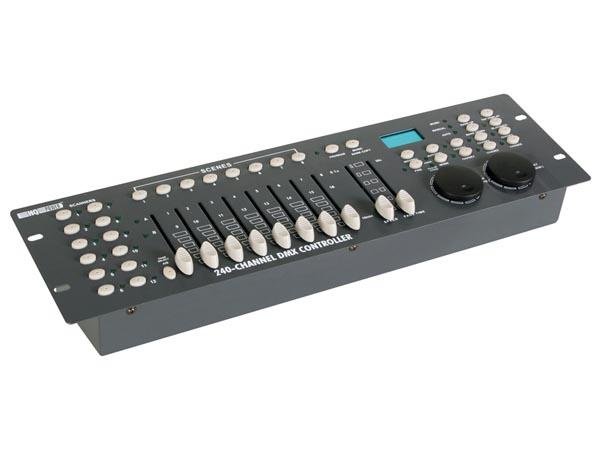 Controleur dmx 240 canaux avec molette jog