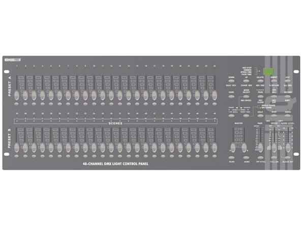 Regie de lumiere dmx 48 canaux