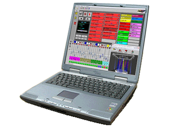 Controleur dmx daslight virtual avec interface usb-dmx et memoire