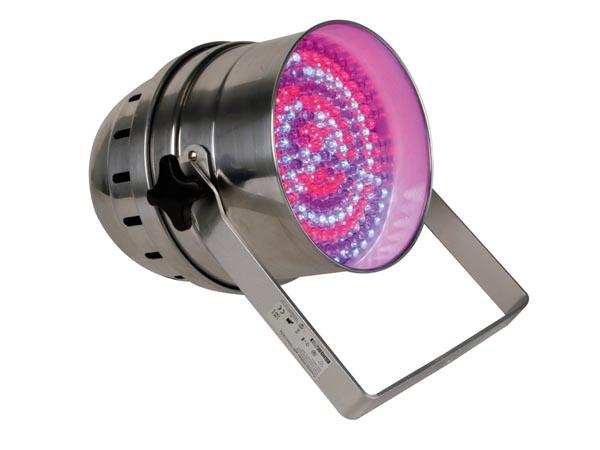 Projecteur led par64 - modele court - chrome - 183 x leds 10mm