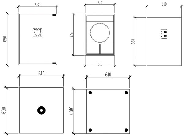 Subwoofer 18 - 600w rms - puissance de crete 1200w