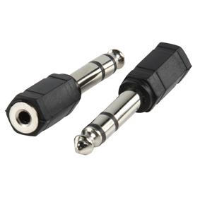 Adaptateur audio-video jack 6.35mm male stereo / jack 3.5mm femelle stereo
