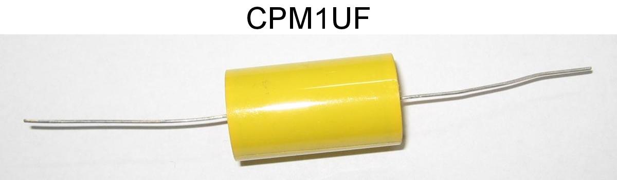 Condensateur polypropylene axial 250v 1 uf 10x19mm