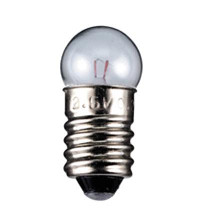Lampe e10 standard 6v 320ma 10x28mm 1.9w