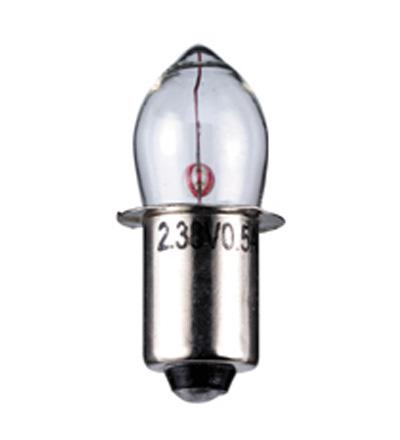 Lampe p13.5 s prefocus 2.4v 500ma 11 x30mm